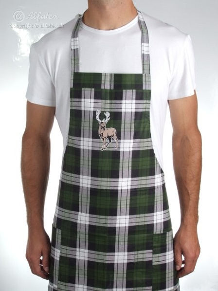 Pánska zástera v zelenej farbe