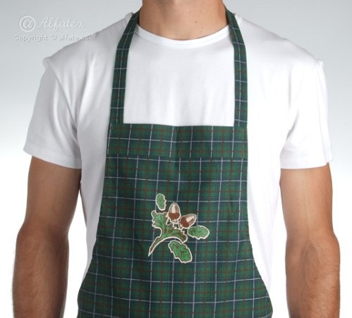 Pánska zástera v zelenej farbe