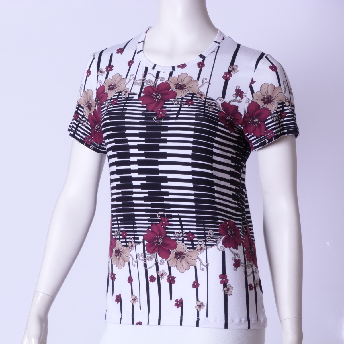 Tričko Ivona (vzor angelina ružová) 