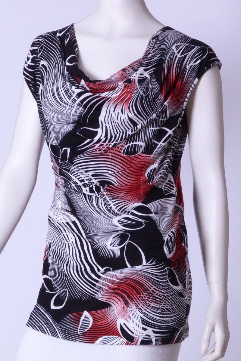 Tričko Stella (vzor pávie oko červené)