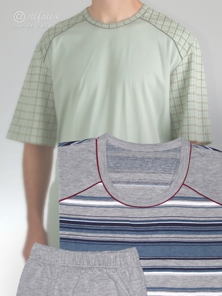 Pánske pyžamo Oskar v sivej farbe